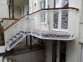 Buitentrap met design balustrade