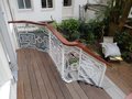 Buitentrap met design balustrade