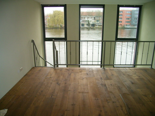 Metalen balustrade binnen