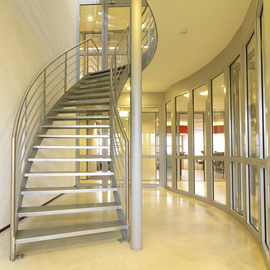 Designtrap RVS met draai