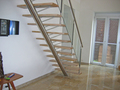Onderboomtrap van rvs met glashek
