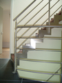 RVS stalen Z-trap met rvs stalen hek