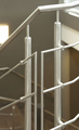 RVS stalen Z-trap met rvs stalen hek