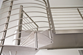 RVS spiltrap met loopbrug van RVS