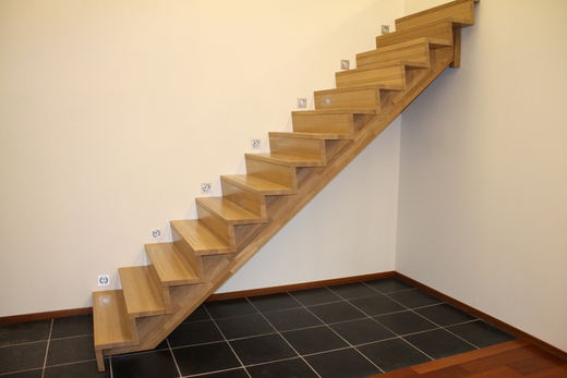 Designtrap met LED-lampjes