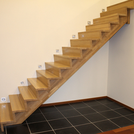 Designtrap met LED-lampjes