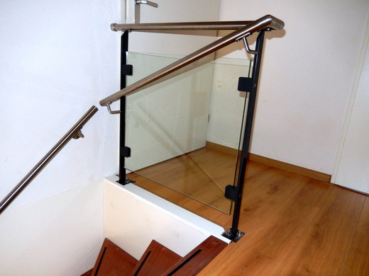Glazen balustrade
