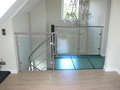 Glazen balustrade bordes