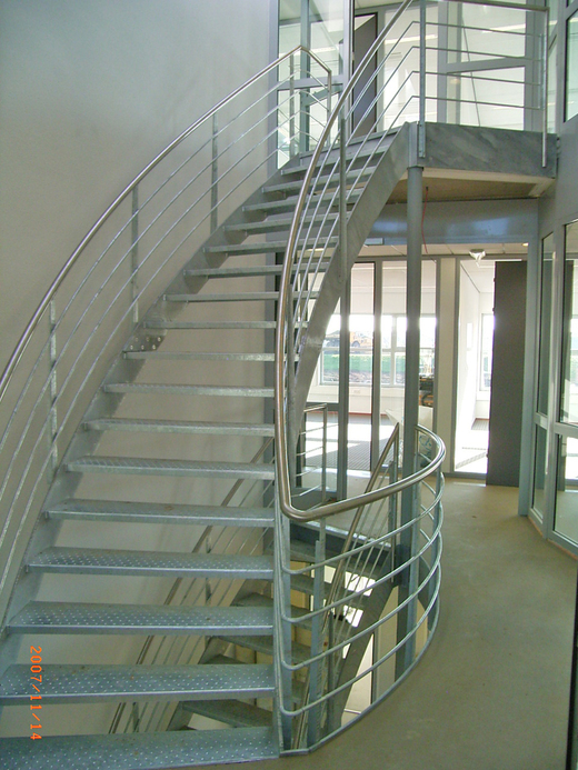 Gegalvaniseerde magazijntrap