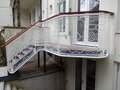 Frans balkonhek met gevlochten staal