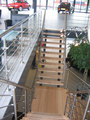 Bedrijfstrap met RVS leuning