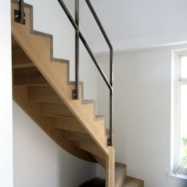 Eiken houten trap