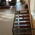 Vrijdragend traphek van glas