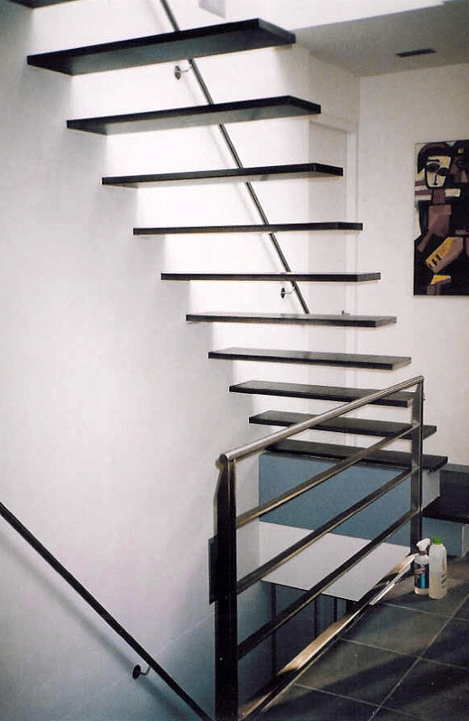 Moderne zwevende trap ZW03