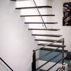 Moderne zwevende trap ZW03