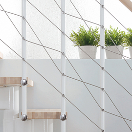 Moderne balustrades budgettrap ZBT39