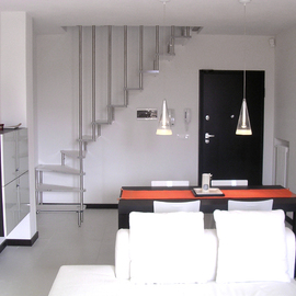 Moderne trap met glazen treden GTA27