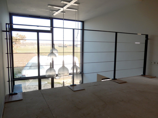 Staal balustrade met rvs spankabels BAL43