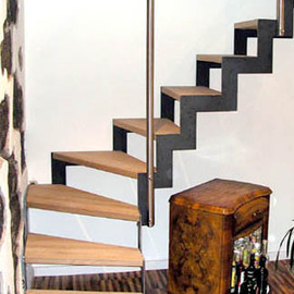 Smalle muizentrap met hout en staal MZ39