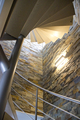 Design spiltrap met lichte houten treden SWT78