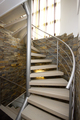 Design spiltrap met lichte houten treden SWT78