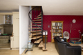 Spiltrap met houten treden SWT79