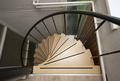 Spiltrap met houten treden SWT79