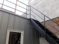 Buitentrap naar dakterras met balustrades BVT41